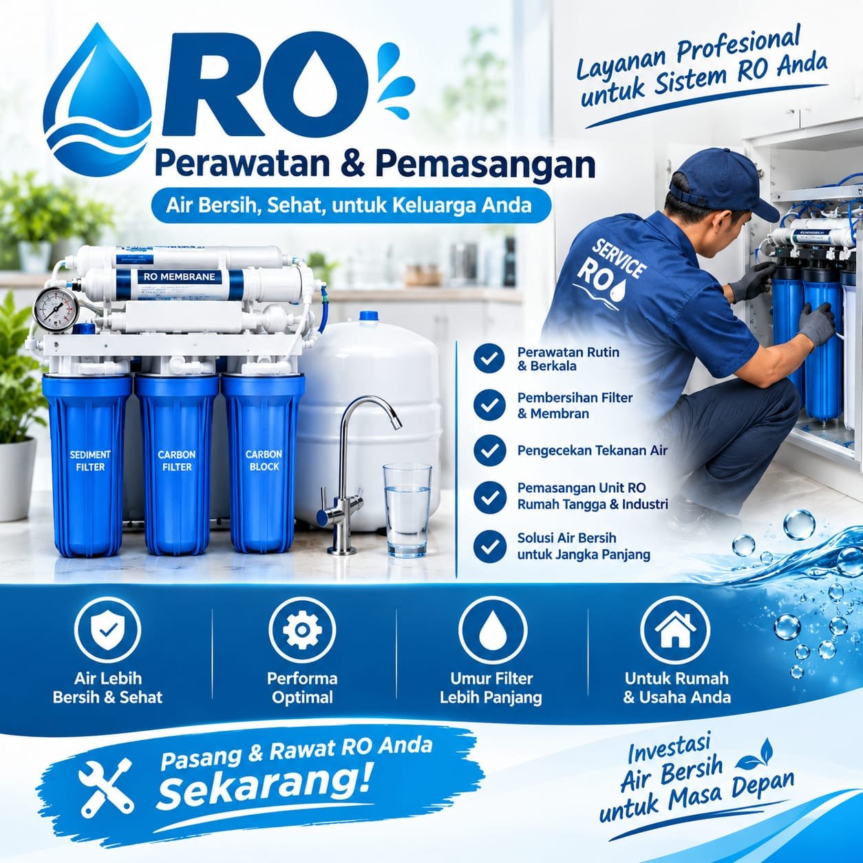 Pemasangan Reverse Osmosis